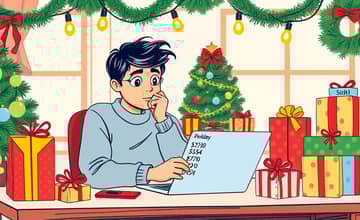 Holiday Spending Plan: Avoiding January Debt Hangovers